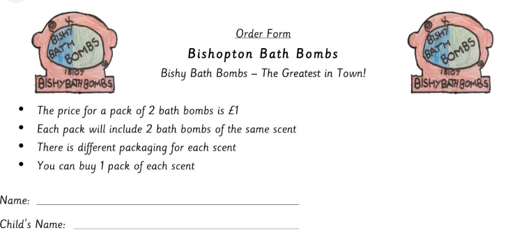 Bath bomb with Epsom salts order from an USA customer