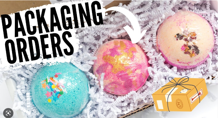 how to package bath bombs