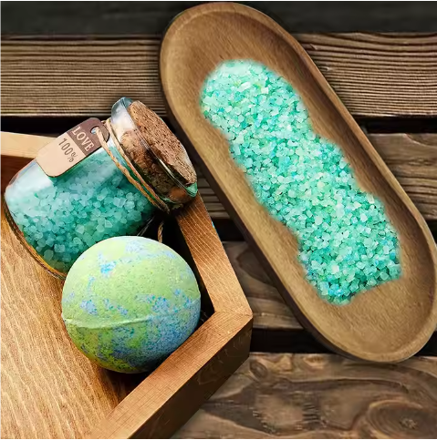 Candle And Bath Bomb Set